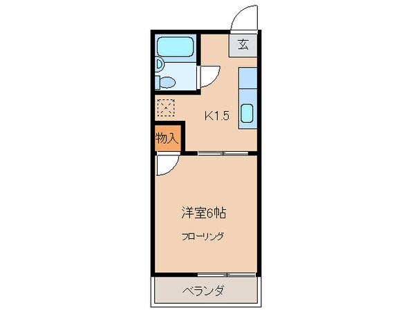 メゾンドグリーンの物件間取画像